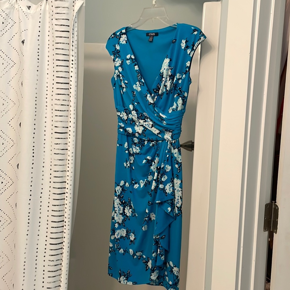 Bodycon blue dress